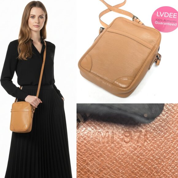 LOUIS VUITTON Danube Epi Leather Crossbody - Vintage - RARE - Picture 2 of 15
